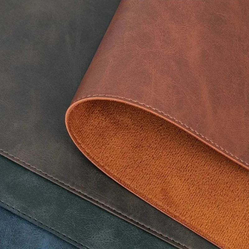 Coussin de bureau imperméable en PU, tapis de souris, housse de protection, grand tapis de souris pour ordinateur portable, tapis de clavier antidérapant