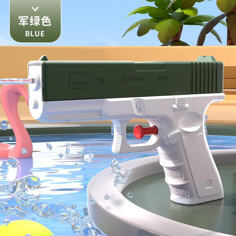 Zinderend Waterpistool Spatten Kleine Waterpistool Baby Badkamer Bad Buiten Spray Speelgoed Jongen Meisje Strand Raften