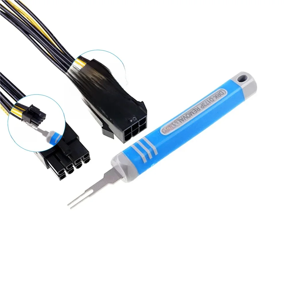 DIY 5557 5559 4.2mm 4 Pin 6 8 24 Pin ATX Power Connector Terminal piny kontaktowe Extractor Tool/usuwacz pinów ze stali nierdzewnej — zdjęcie 2