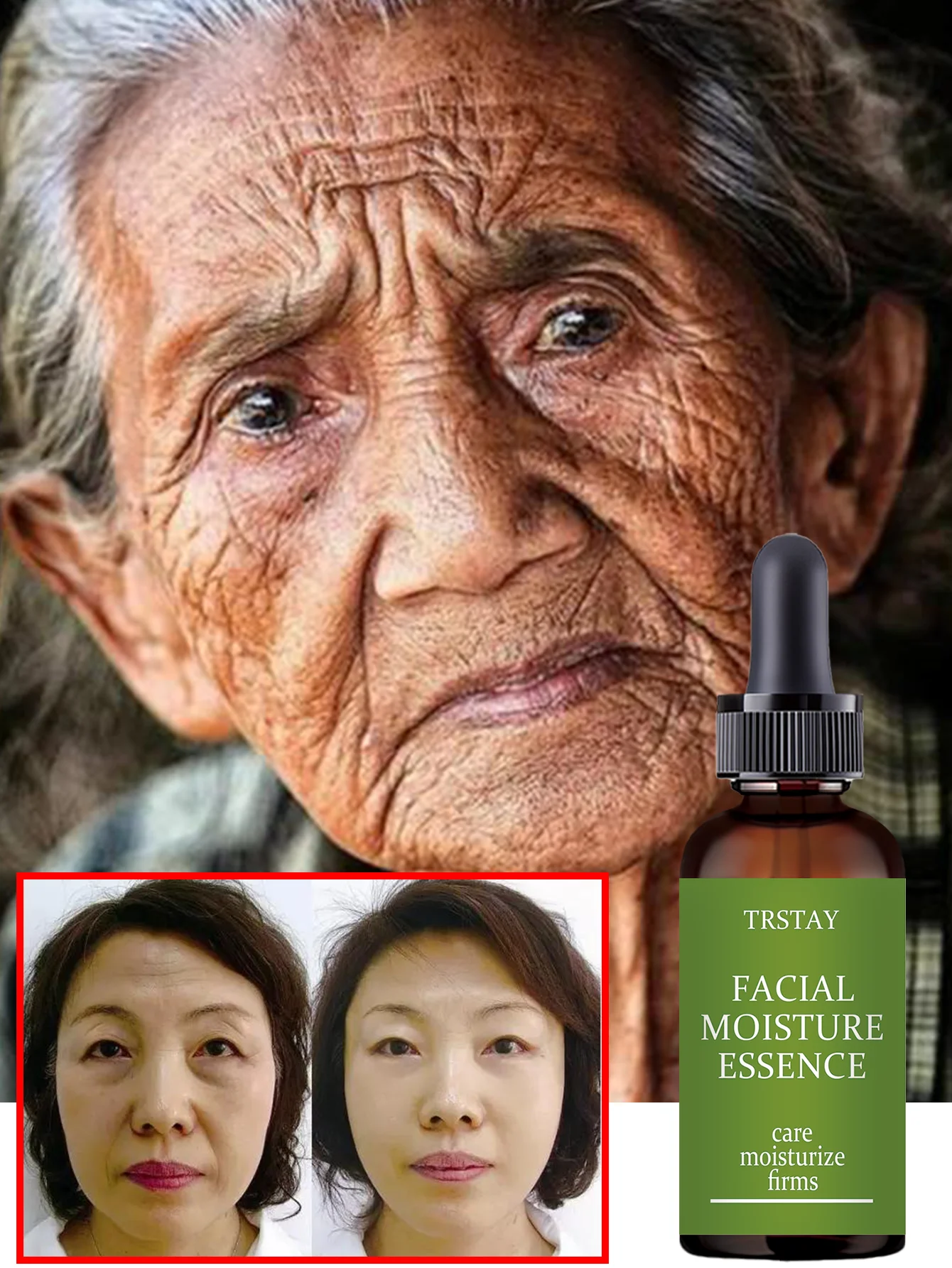 Hydrating Anti Wrinkle Serum For Stressed Skin Soothes Muscles Boosts Resilience Fights Sagging And Fatigue Promotes Smooth Glow