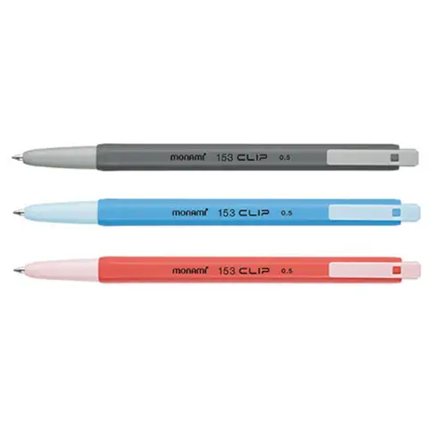 모나미 153 클립 볼펜 0.5mm 낱개