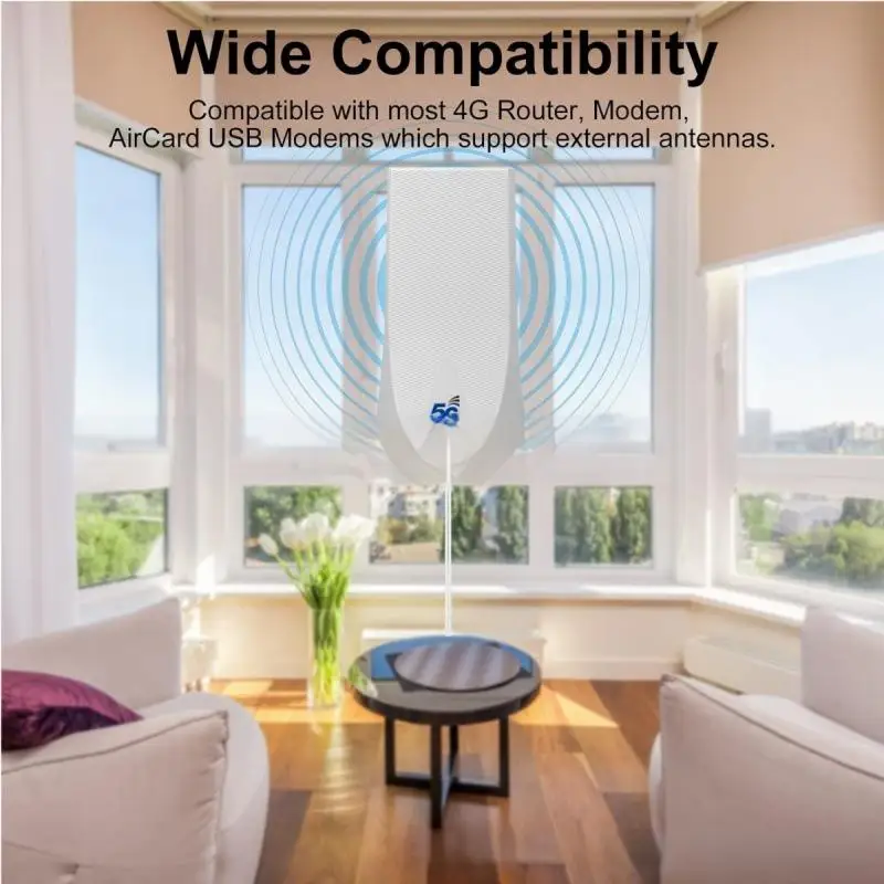 High Gain 18db Indoor/Outdoor LTE 5G Flat Waterproof Antenna Full Band Full network Antenna 2G/3G/4G/5G Router Booster Antenna