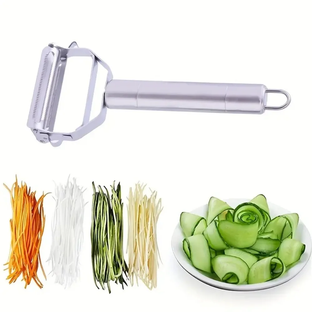 Stainless Double Sided Blade Multi-functional Peeler Vegetable Peeler Double Planing Grater Kitchen Accessories Cooking Tools