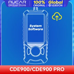 Upgrade MUCAR CDE900 4 Systems Software Engine Transmission Anti-lock Braking Airbag System Diagnosis 28 Reset Service Software