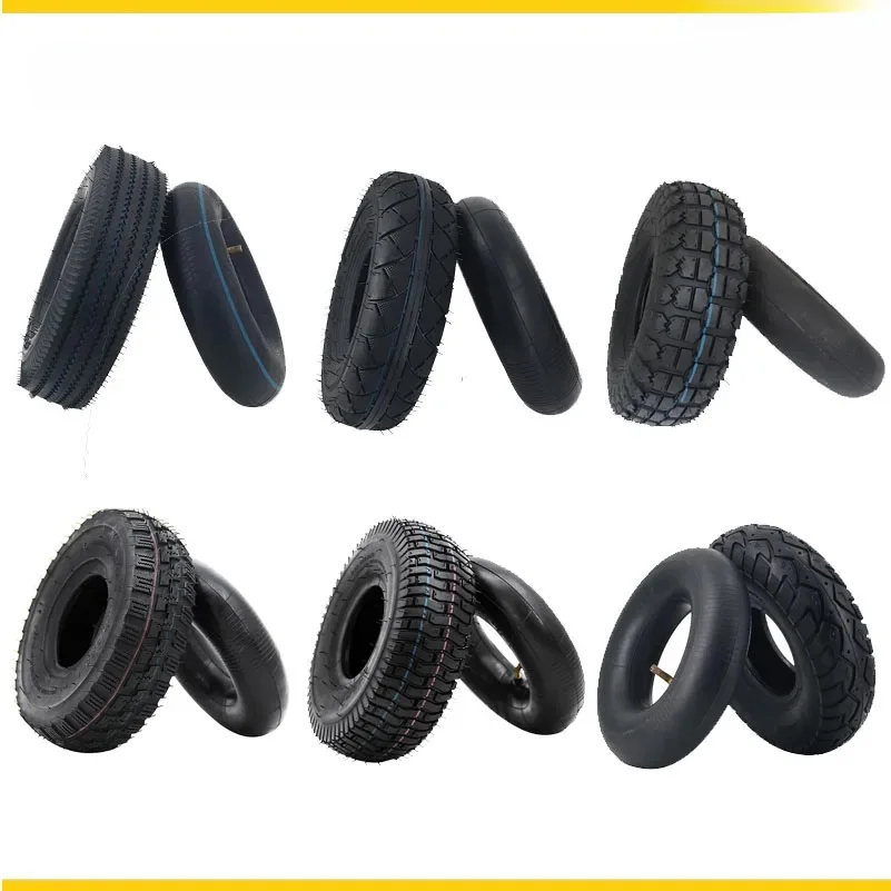 Meerdere opties10 inch 4.10/3.50-4 Band 4.10-4 Banden Binnenband voor Elektrische Driewieler Trolley elektrische scooter magazijn auto - afbeelding 2