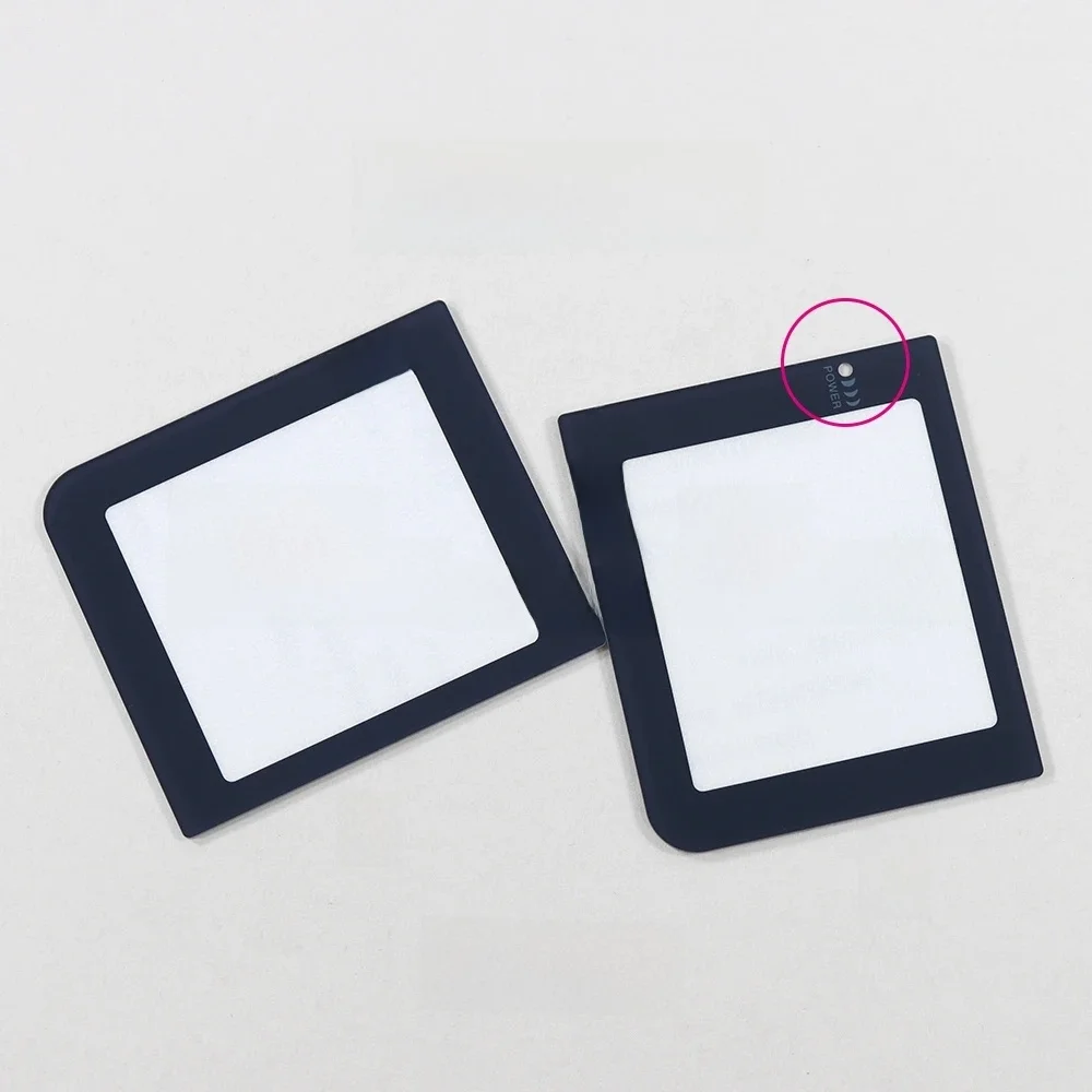 Protecteur d'écran de remplacement, 1 pièce, lentille d'écran en plastique avec/sans trou de lampe pour GameBoy Pocket GBP