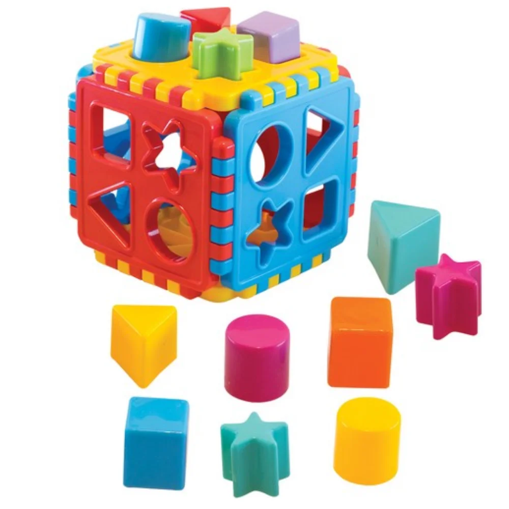 Shaped 18 Piece Puzzle Baby Fun Playtime Triangle Square Circle Star Four Colorful 2023 Toys Category Award Winner