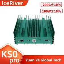 Bq Originele Iceriver Ks0 Pro Speciale Herdenkingseditie 200gh 100W Kaspa Mijnwerker Mijnbouw Crypto Asic Mijnwerker Machine Inclusief Psu