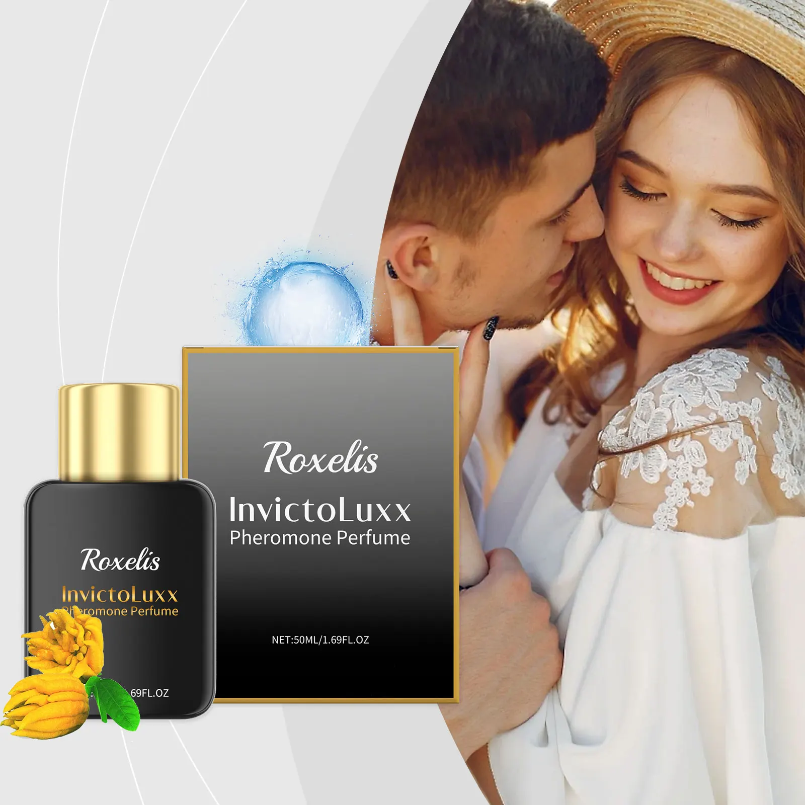 

Roxelis 50 мл феромонный парфюмерный спрей для мужчин легкий аромат свежий увеличенный очаровательный флирт аромат бергамота свидание гламурные духи