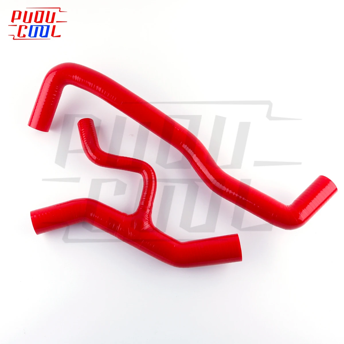 For 1996-2004 Ford Mustang GT 1997 4.6L V8 1998 1999 2000 2001 2002 2003 Radiator Coolant Hoses Kit Silicone Tube 2Pcs 10 Colors