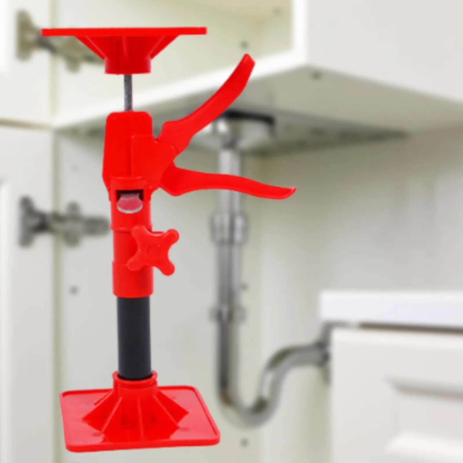 

Опора-подъемник для шкафов, опорная стойка для гипсокартона, держатель для мебельных тумб, регулируемая по высоте опорная штанга, ручной инструмент для установки верхних шкафов