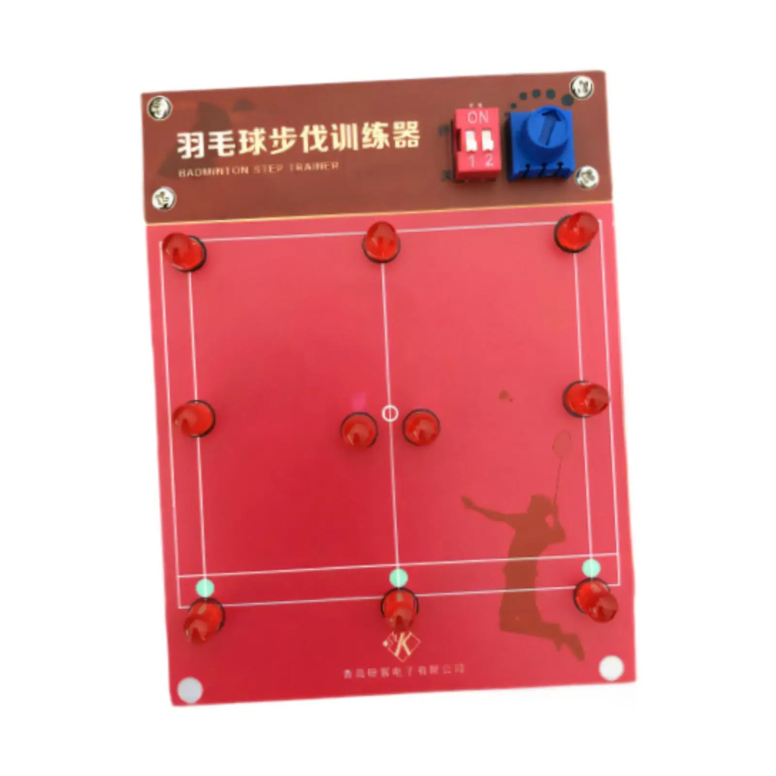 أداة تدريب كرة الريشة المحمولة لتنس الريشة، أداة تدريب فردية لتنس الريشة، خطوة ممارسة تساعد على التدريس #1