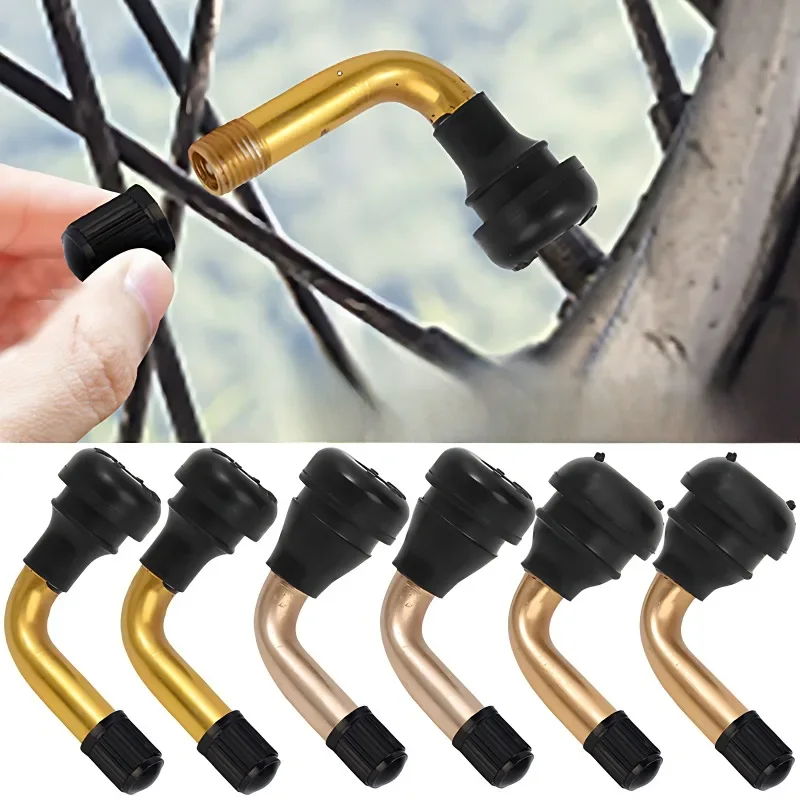 AliExpress 2pcs Tubeless Tyre Valve Stems for Electric Scooter PVR70 60 50 45 Degree Air Tyre Valve Stem Small 12mm Medium 14mm Large 15mm