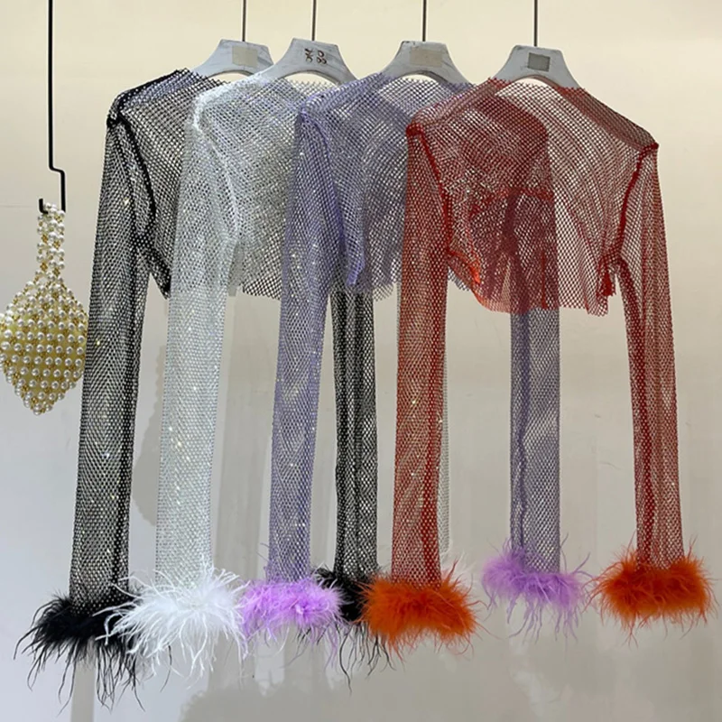 

Женский жилет во французском стиле с цветными кристаллами, Солнцезащитная фотография, тонкая верхняя одежда, Короткие топы, летняя уличная одежда, 2024