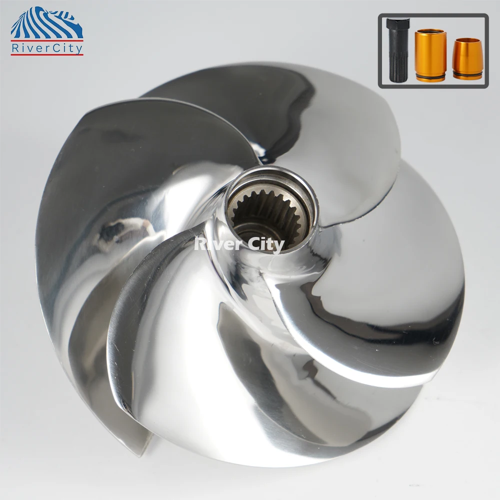 Remplacement pour Seadoo GTX 4-tech Limited Supercharge 185HP Jet Ski turbine SR-CD-12/20 155.5MM 4 lames pièces de PWC polies