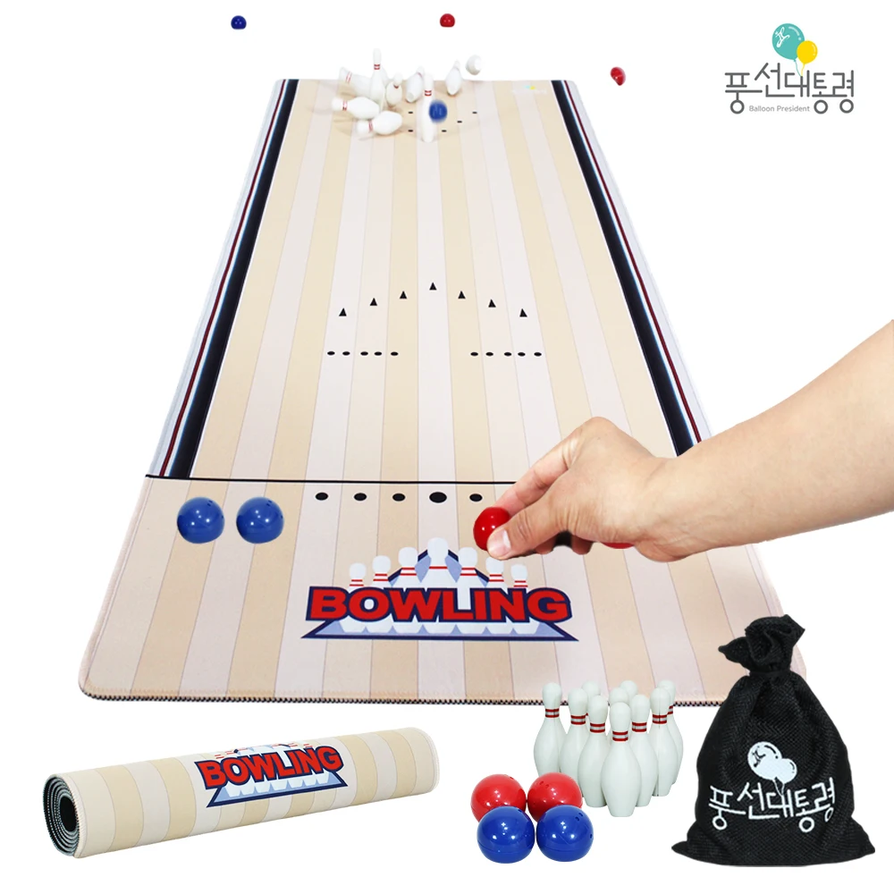 Balloon presidential Real mini bowling board game set 1.2M room corner table sports play for two