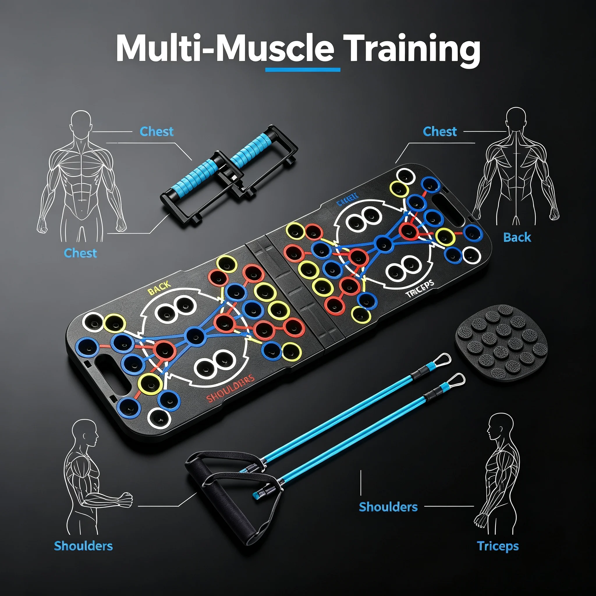 Multifunctional Push Up Board - Push Up Board recension och pris