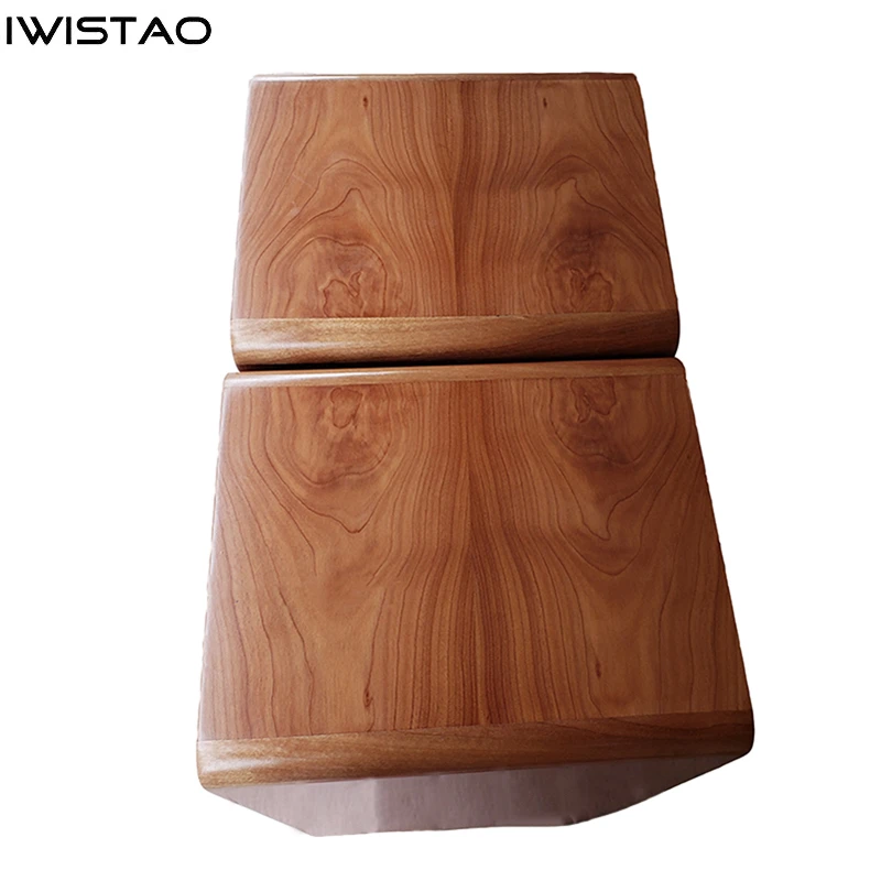 IWISTAO, estantería de 10 pulgadas, 3 vías, gabinete de altavoz vacío, 1 pieza, tablero de alta densidad de 18mm, chapa de madera de abedul natural, volumen 45L, HIFI