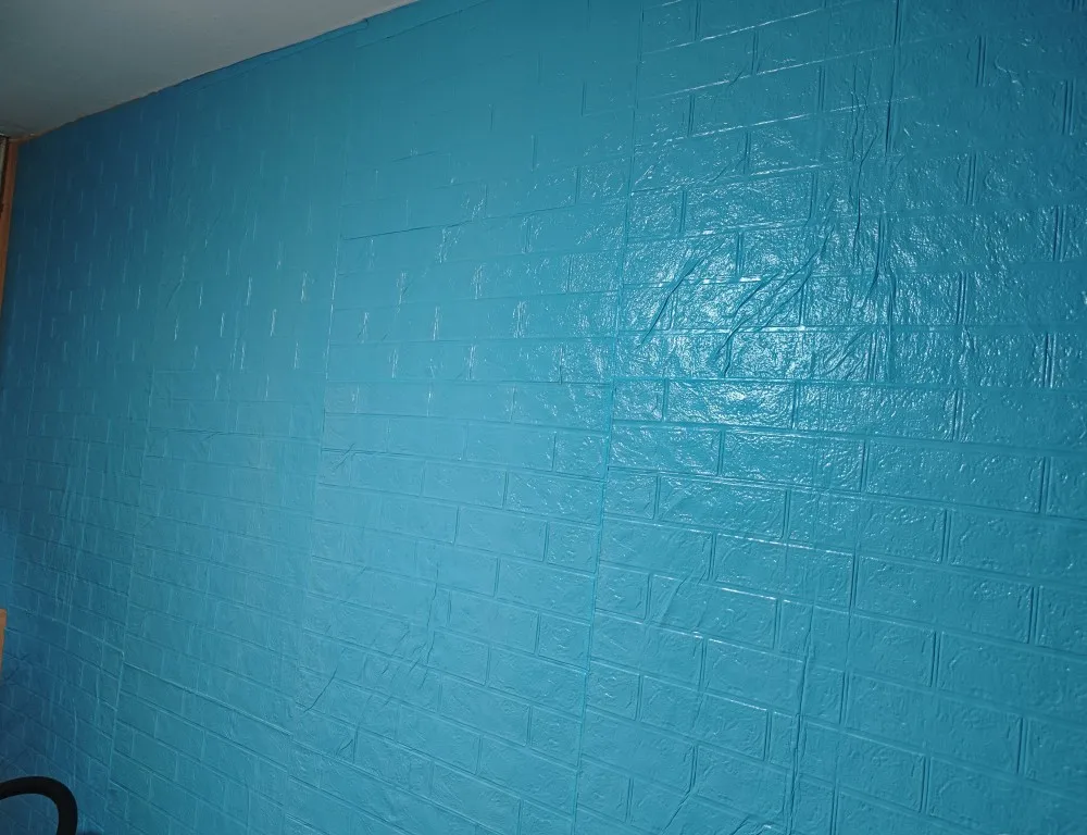 70cmx1/5/10m 3D Wallpaper Decoration Self-adhesive Antique Foam Brick Wallpaper Living Room Bedroom Waterproof 3d Wall Sticker photo review