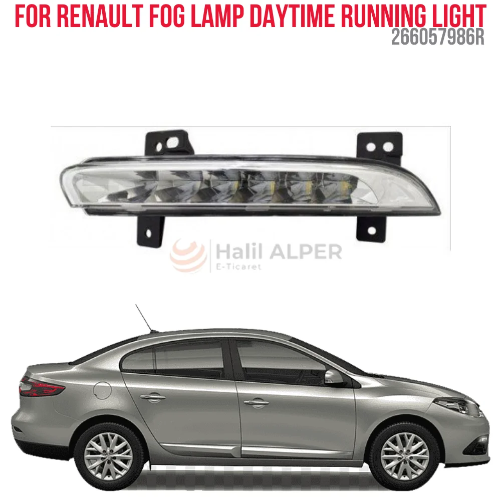 

LEFT FOG LAMP DRL DAYLIGHT LIGHT LIGHT for MEGANE III-FLUENCE OEM 266057986R super quality high satisfaction high satisfaction fast Del