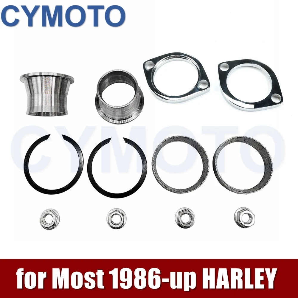 

Exhaust Port Pipes Torque Cone Gasket Seal Kit Exhaust Gasket Seal Installer Tool For Harley Davidson FLHR Road King 1994-2012