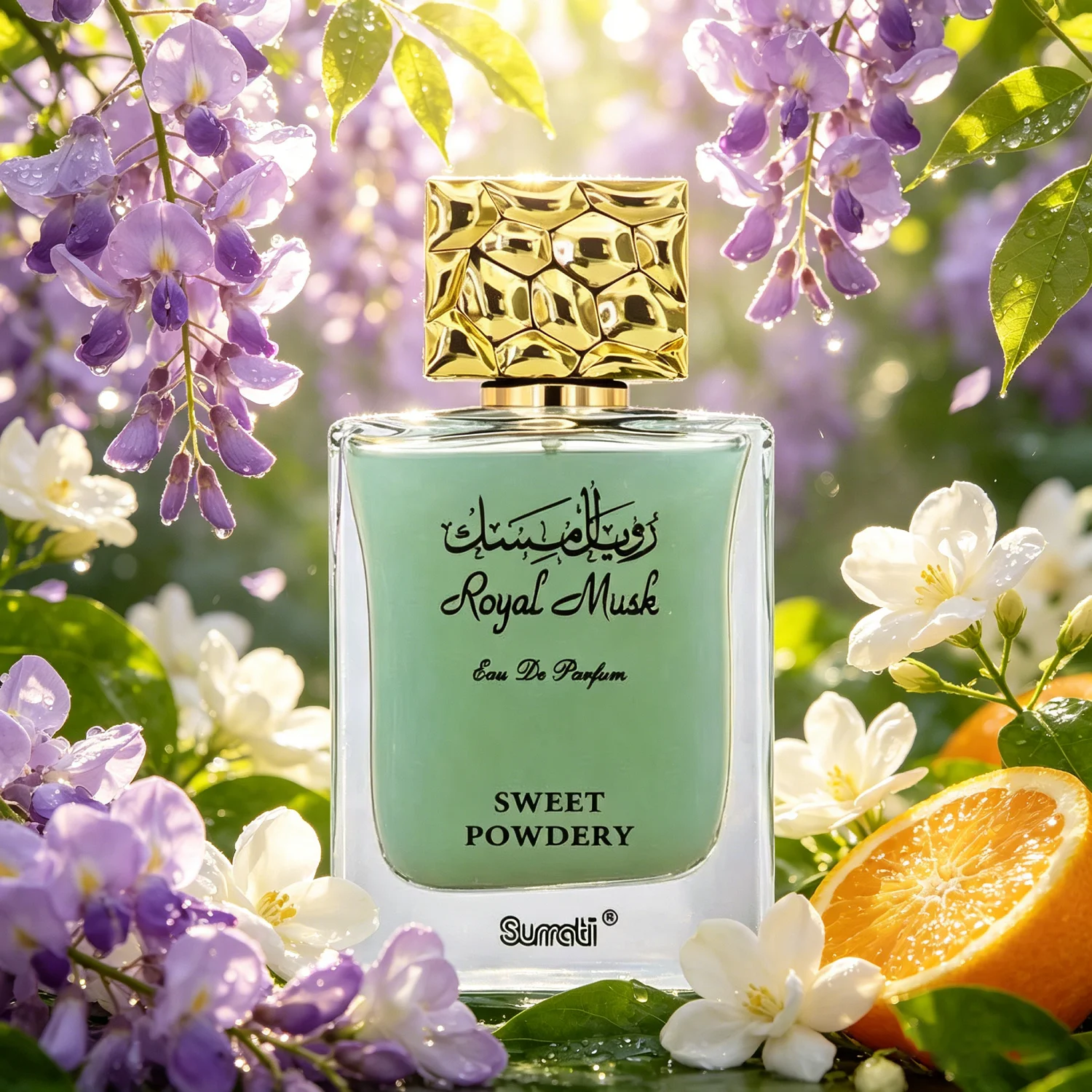 

Royal Musk Sweet Powdery EDP 100ML (3.4 OZ) by SURRATI, Exotic Fragrances for Men Women