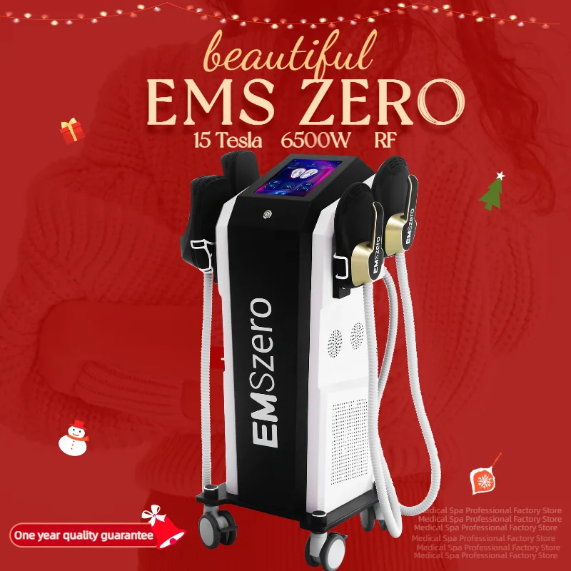 

EMSzero Neo Body Sculpting Machine Shaping 6500W 200hz EMS Radio Frequency RF Muscle Stimulator Device