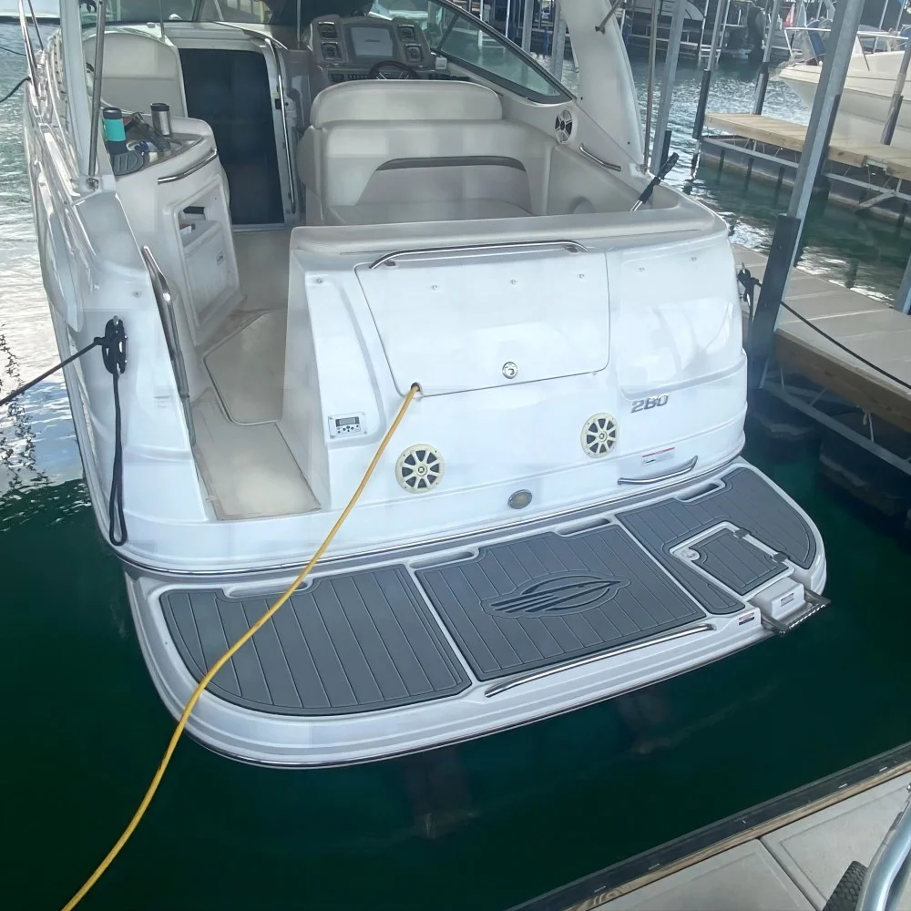 2006 Chaparral 280 Swim Platform Cockpit Boat Non-Skid SeaDeck Mats adhesive backing GatorStep Marine Flooring Mat Self Adhesive