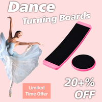 2 Pieces Turning Board for Dancers Ballet Equipment to Improve Balance and Pirouette Figure Skating Spinner for Dancer Gymnast