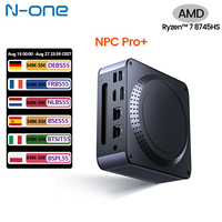 N-one NPC Pro+ Mini PC AMD Ryzen 7 8745HS Windows 11 Pro Mini Computer 32GB DDR5 1TB SSD Dual 2.5G RJ45 Wi-Fi 6 Desktop Compute