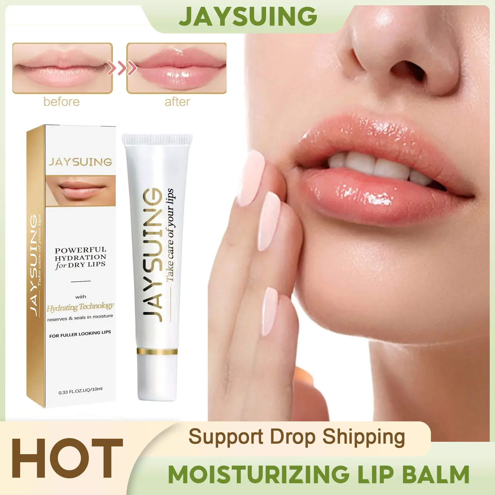 

Moisturizing Lip Balm Lighten Lip Wrinkles Repair Dead Skin Remove Fine Lines Nourising Reduce Dryness Anti Cracking Lip Care