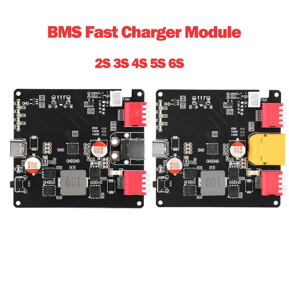 2S-6S 140W BMS Fast Charger Module Bidirectional Fast Charging Module With Automatic Temperature Control Function IP2366
