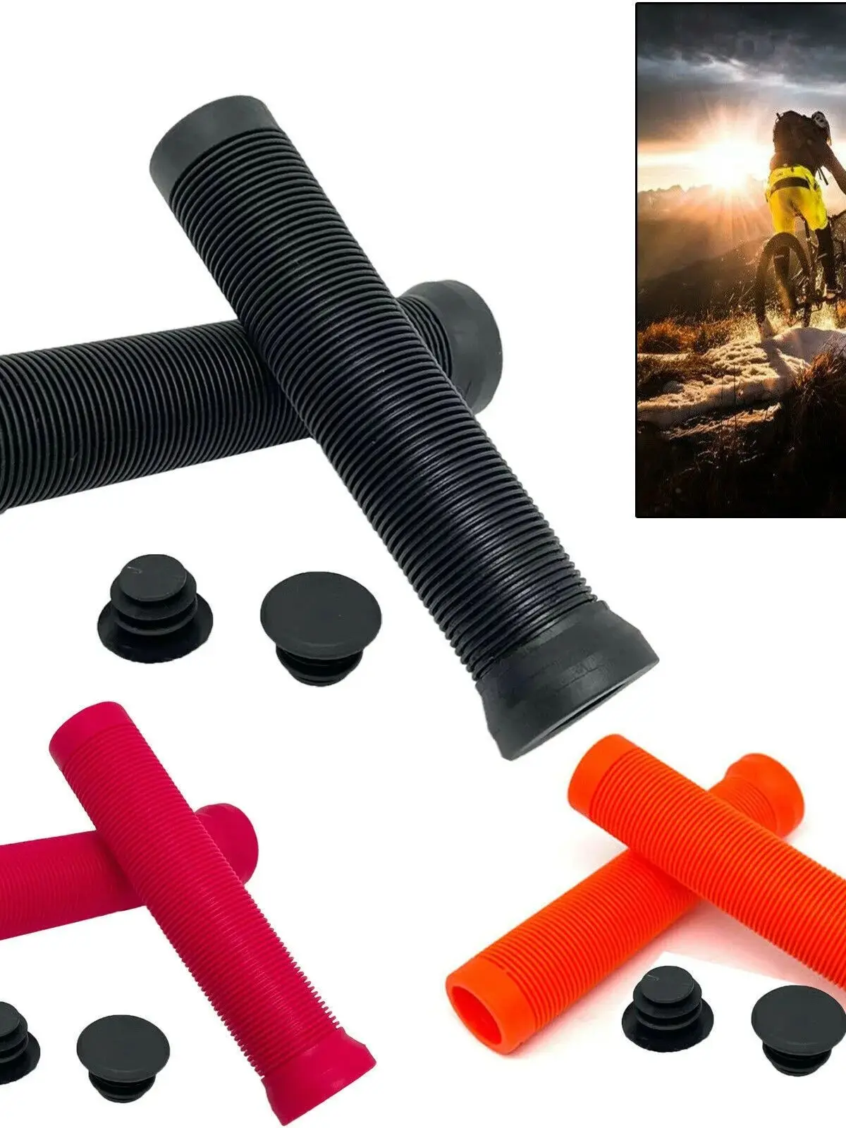 AliExpress UK Bicycle Handle Bar Soft Grips BMX MTB Mountain Bike Cycle Double Handle Bar Grip