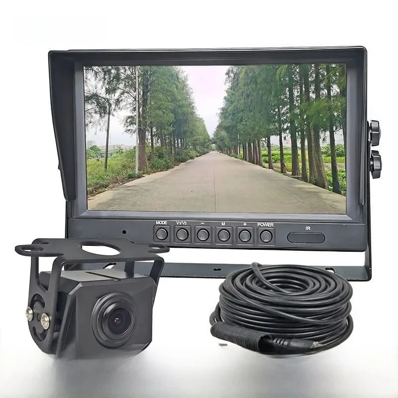 SMALUCK 9 inch AHD IPS achteruitrijcamera monitor 1080P IP68 waterdicht Starlight AHD achteruitrijcamera voor auto, bus, woonboot, vrachtwagen - afbeelding 2