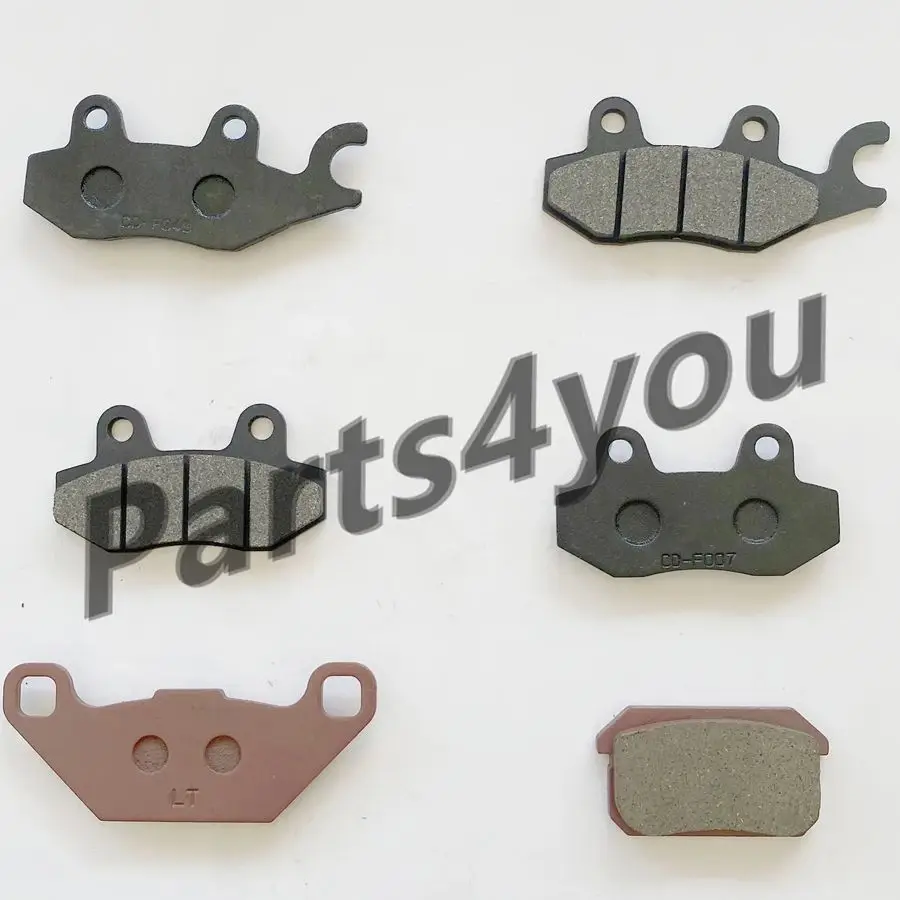 Front Rear Brake Pad Kit for Stels ATV 500 K/GT Kazuma Jaguar J500 C500-8301720-1 C500-8301720-2 C500-8301730-1