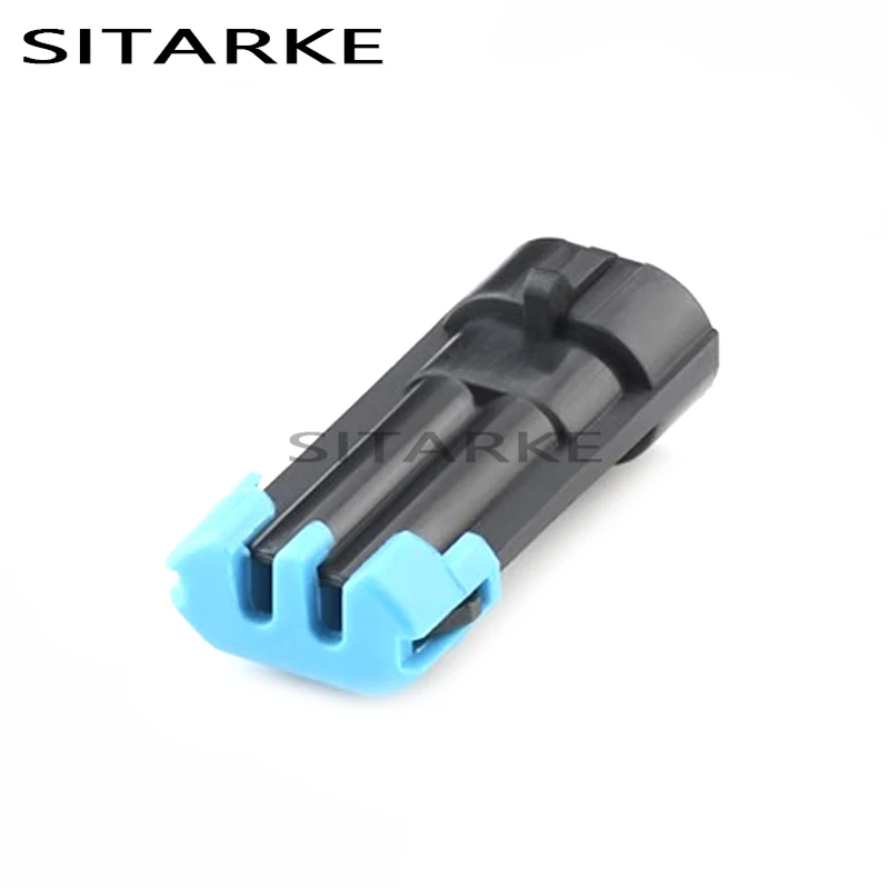 2-Pins Auto Afdichting Box Watertemperatuur Sensor Verbindingslijn Stekker Voor Buick Lacrosse Excelle Gl8 12052641 12162000