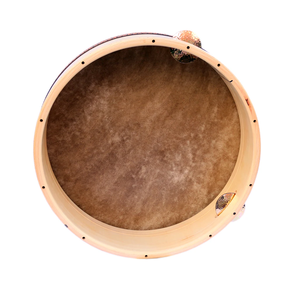 Professional Tunable Turkish Deep Bendir With Cymbals | Bendir Daf Def Drum Frame Drume FTB-513Z