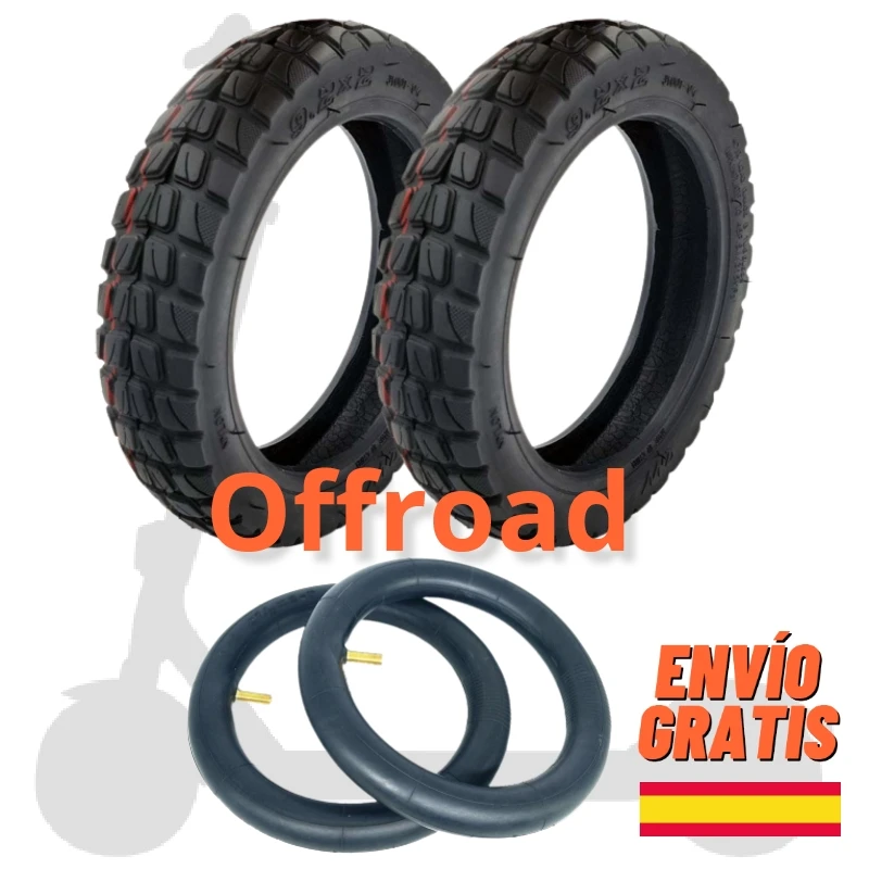 ✅Xiaomi M365 / Pro 2 9-inch Scooter Wheels Offroad Tubeless 1S / Essential/ Mi 3 / Cecotec Bongo Serie A - Tire Kit, Spare Parts, Upgrade 8'5 and 10