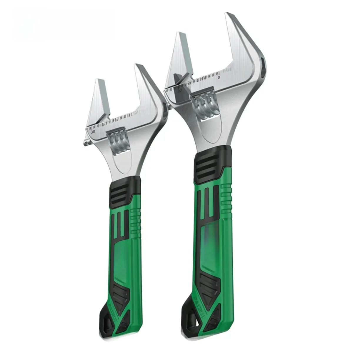 LAOA Chrome Vanadium Steel Adjustable Wrench Thin Section Pointed Large Open End Wrench Bathroom Plumbing Tools