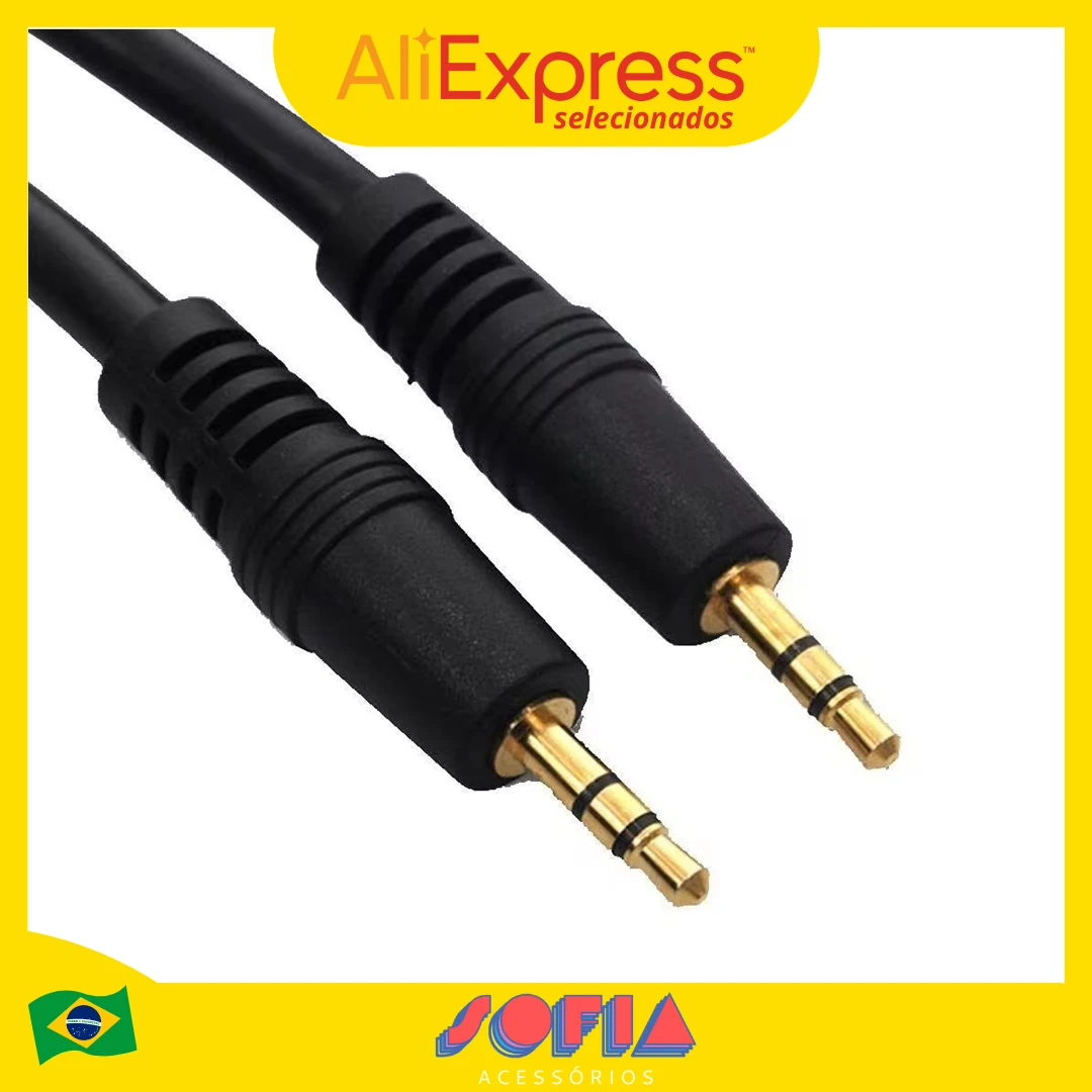 P2 Male Gold Audio Adapter Cable Compatible with Mobile Phones Computers and Electronic Devices Stereo Sound