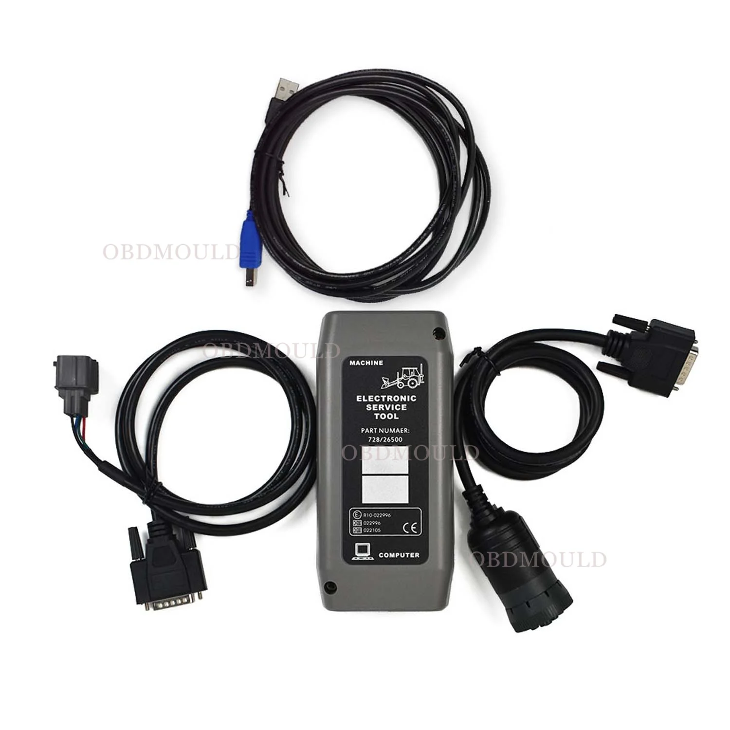 For JCB Truck Diagnostic DLA Kit DB9 Cable 9 Pin Deutsch Adapter for Data Link