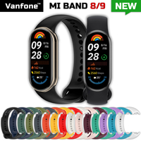 Vanfone Silicone Strap for Xiaomi Mi Smart Band 8/9 | Large selection of colors | Metal Mount | Band | Bracelet