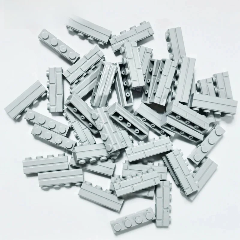 100Pcs Baustein Simulation Stadt MOC Wand Ziegel Baustein Modell Gebäude Zubehör Burg Bau Kinder Spielzeug