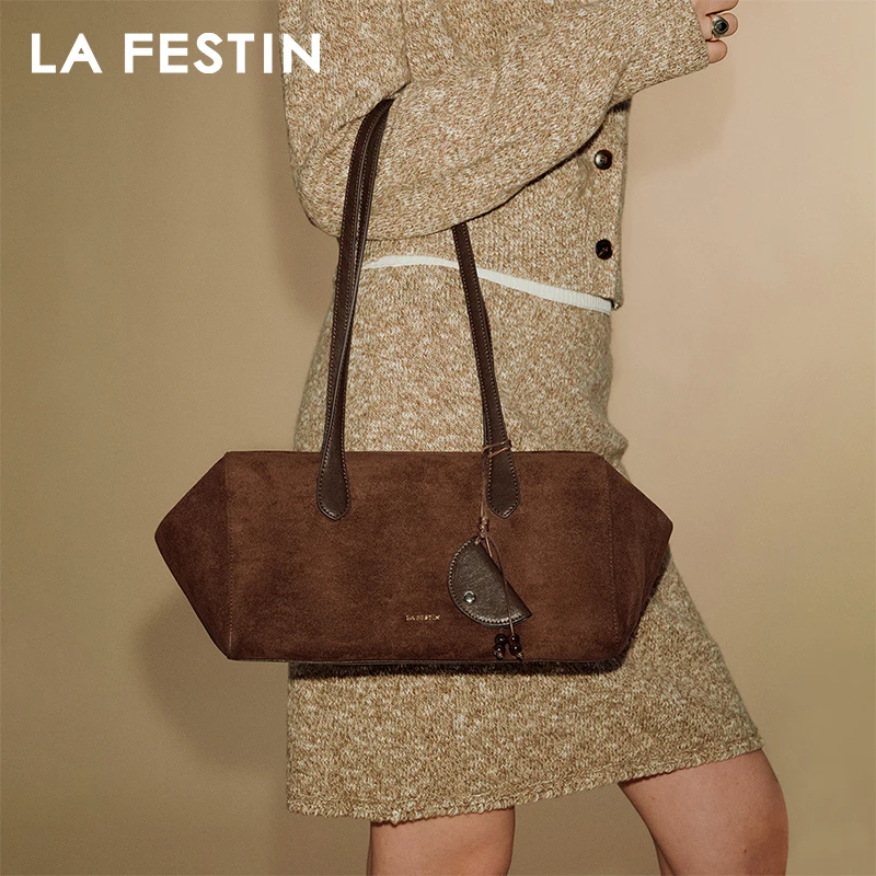 LA FESTIN Original Shoulder Bag New Women's Bag Fashion Leather Bag Tote Bag Lady Luxury Handbag Large Capacity Bag