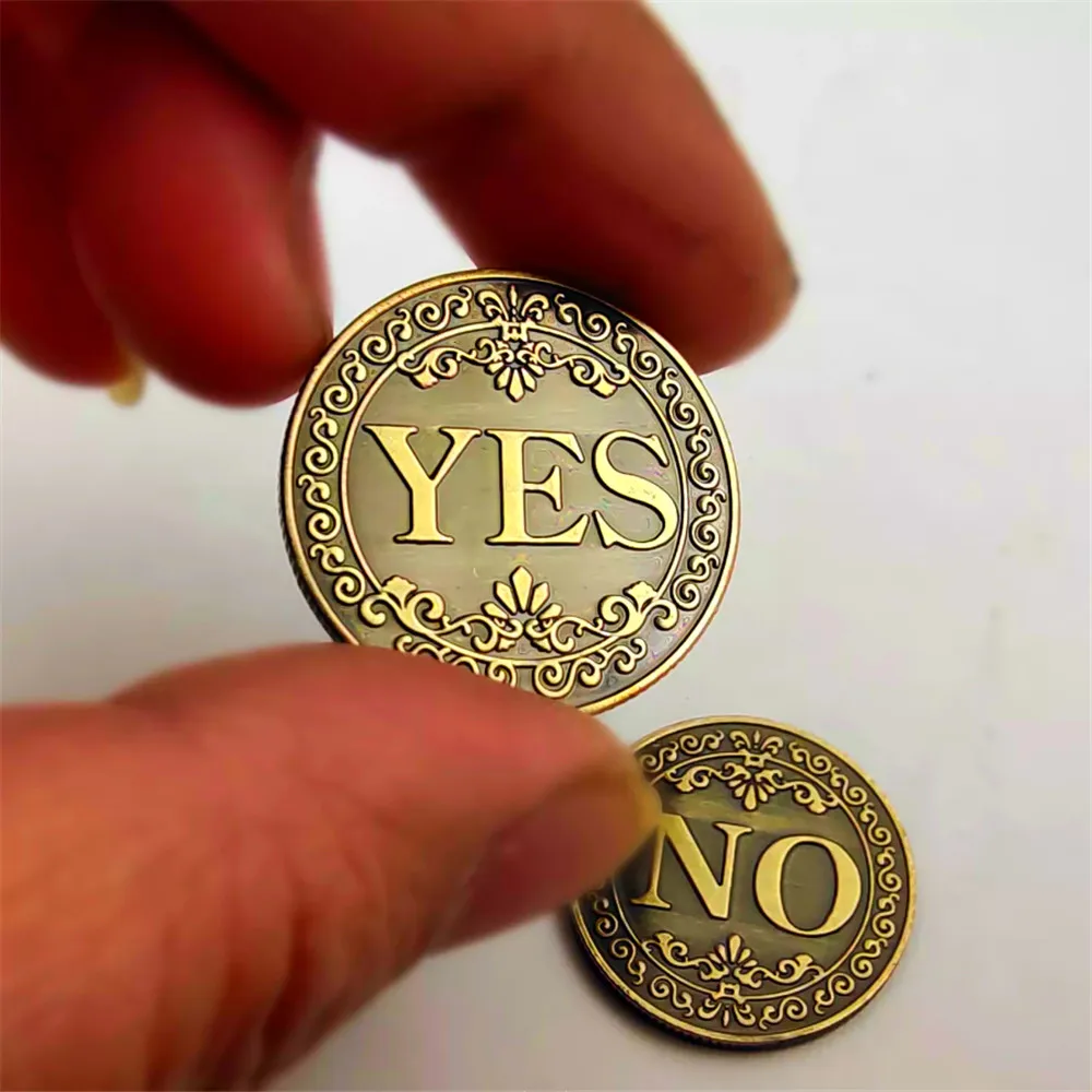 Two-Sided Answer Coin, Fortune Teller’s Coin, Yes or No Decision, Flip A Coin, Tarot Clarification, Spirit Guide Communication