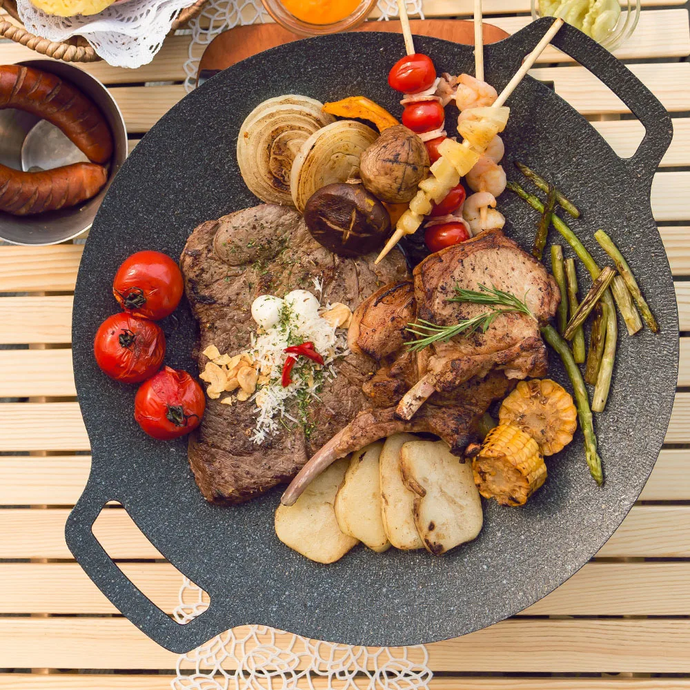 (LETO) 레토 캠핑 그리들 그릴 팬 인덕션 겸용 LCP-GI01 - 1