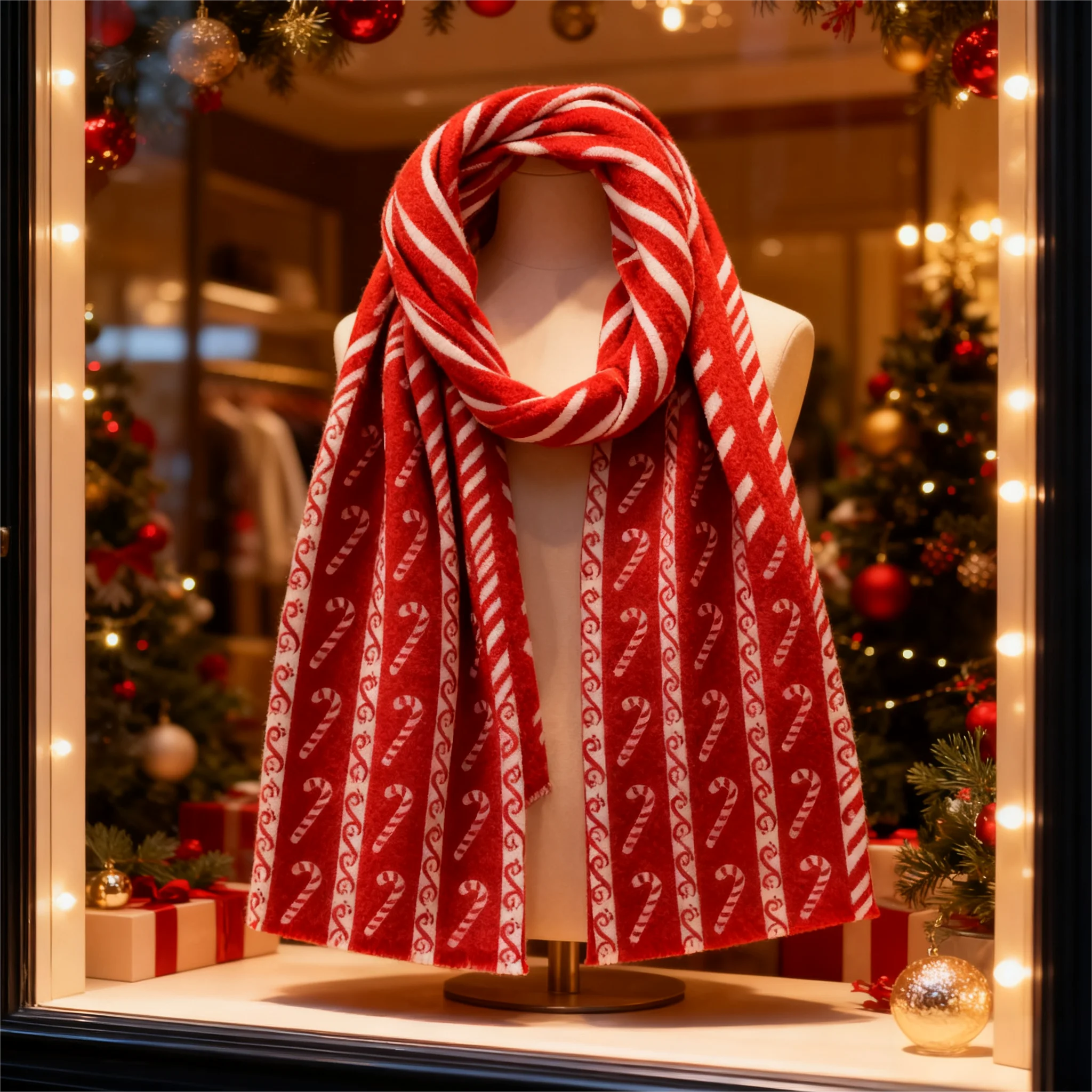 

1PC Winter Dechen Scarf Customization, A fashionable and warm item for ladies, a birthday gift, a Christmas gift