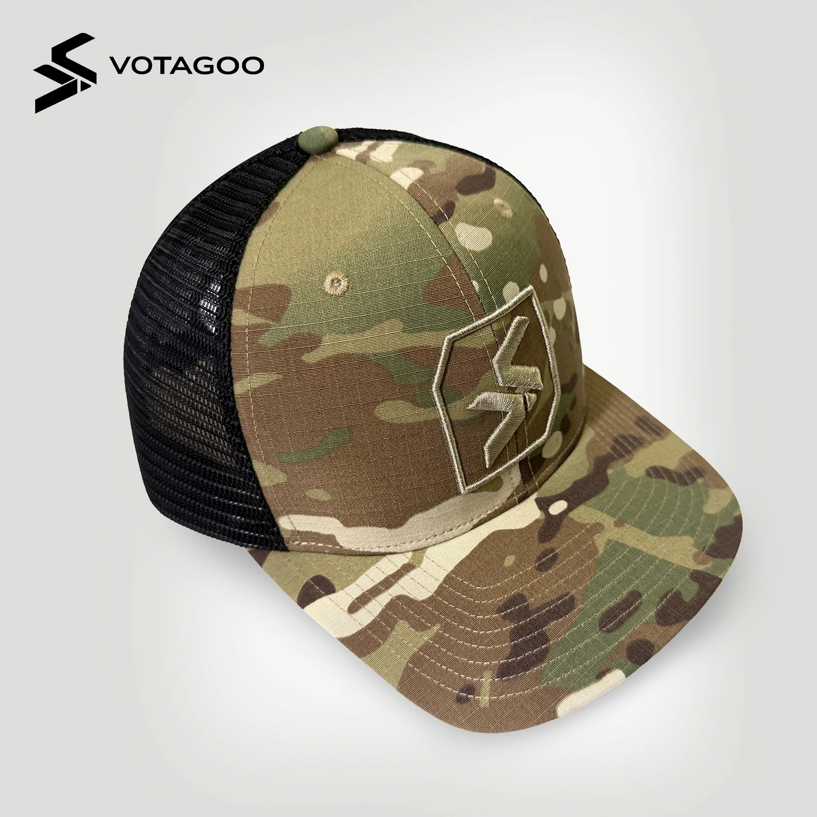 

VOTAGOO Multicam Original Fabric All-Terrain Camouflage Tactical Baseball Cap, Outdoor Scratch-Resistant and Durable Cap