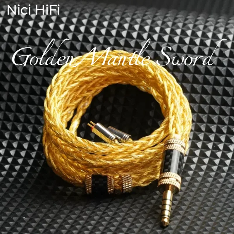 Nici HiFi-16 8 Core Earphone Cable MMCX/0.78 2Pin/Stereo 3.5mm, Balanced 4.4mm, IEM Replacement Upgrade Cable