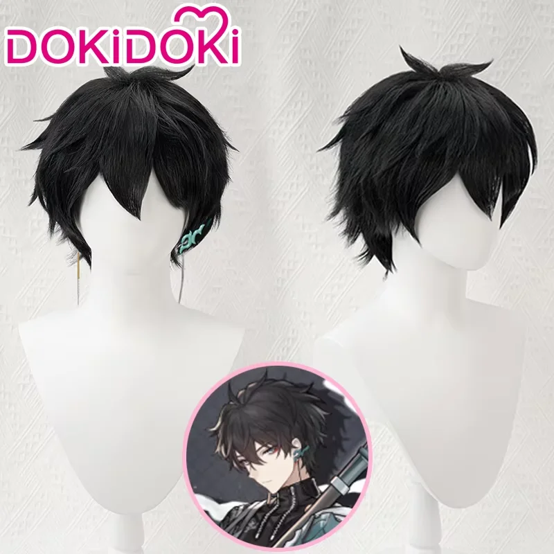 IN STOCK Dan Heng Kirito Prince Zuko Luffyy Wig Game Honkai: Star Rail DokiDoki Cosplay Wig Black Hair Free Cap